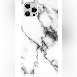 FLAUNT White Marble SQUARE iPhone 12‎ Pro/iPhone 12 Case